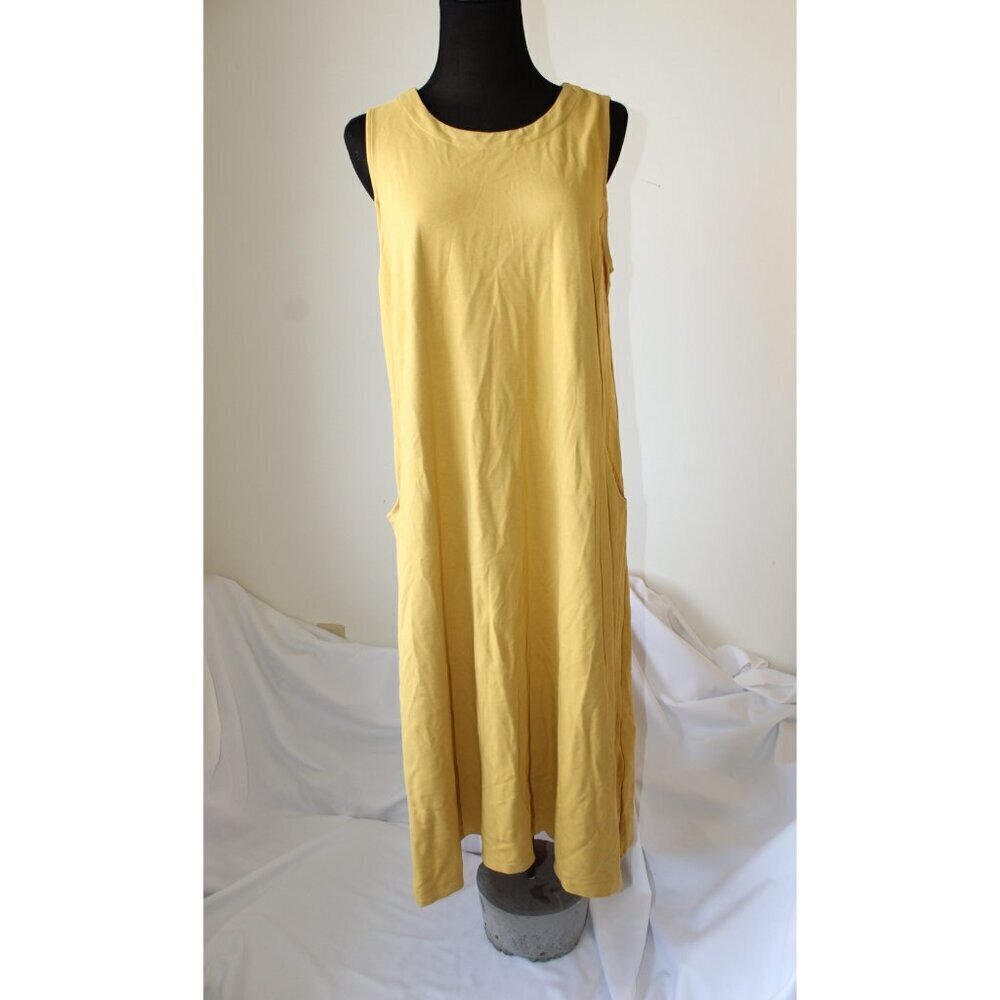J. Jill Wearever Collection A-line Chamomile Maxi Dress Large Pockets Fall Comfy - Picture 9 of 9